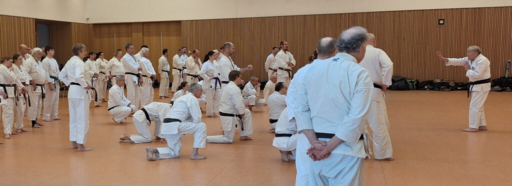 A l'écoute des informations transmises par notre Soké, Roland HABERSETZER.